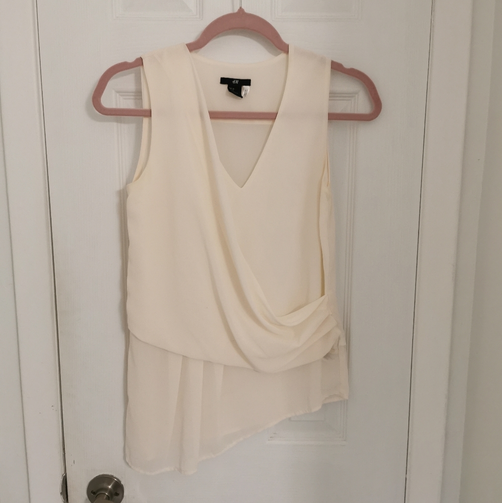 H&M Toga style sleeveless blouse